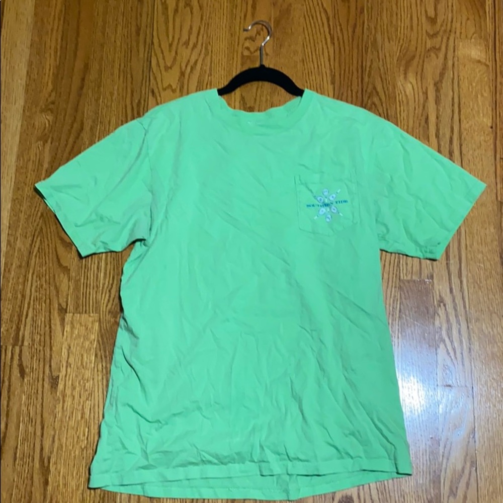 SOUTHERN TIDE TENNIS GREEN TEE LARGE